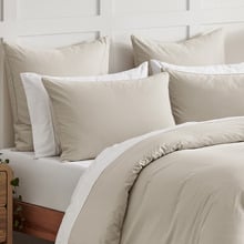 Rhys 400TC Cotton Sateen European Pillowcases (Set of 2)